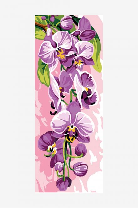 Cañamazo antique - Orquídea púrpura