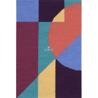 Motif Mercure sur toile canevas pénélope de 30x40cm	