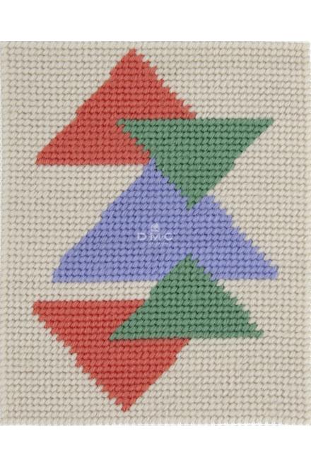 Motif Vega sur toile canevas pénélope de 22x25cm