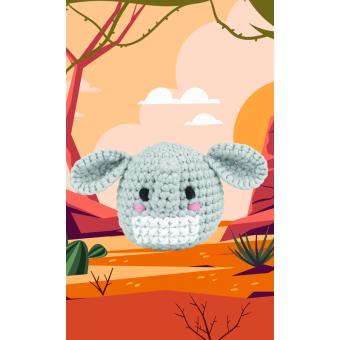 Kit amigurumi Eliott l'éléphant