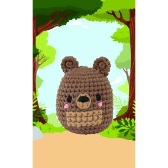 Kit amigurumi l’ours Oscar