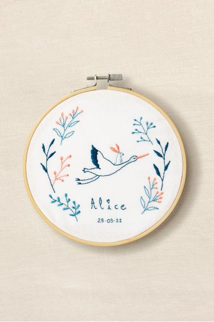 Kit Tricot DMC - Salopette Bébé - Taille Nouveau-né, 0-3 Mois, 3-6 Mois - Fil Mérinos/acrylique - Cadeau Naissance Avec étiquette Cadeau
