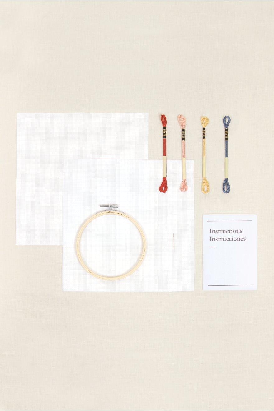 Dmc Point De Croix Fragrance De Rose (kit Duo) - DMC Kit Point De - 9