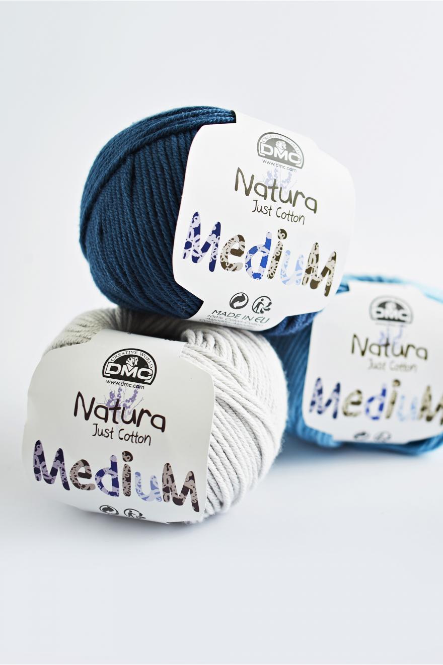 Lot De 10 Pelotes De Coton Vintage – 100g/200m Par Pelote – Couleurs Bleu Et Orange – Neuf